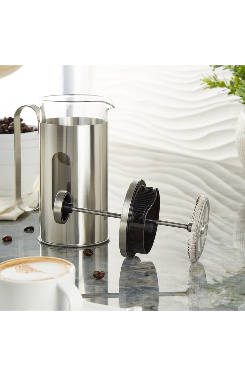 BergHOFF Leo Maestro 12-Ounce Stainless Steel French Press, Alternate, color, 