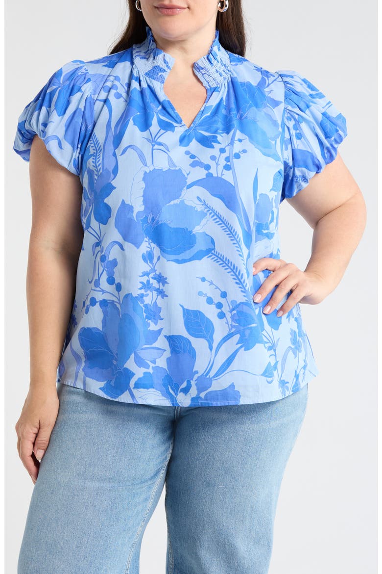 Veran Floral Top, Main, color, LIGHT-BLUE-MULTI