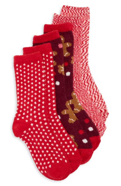 3-Pack Pattern Socks