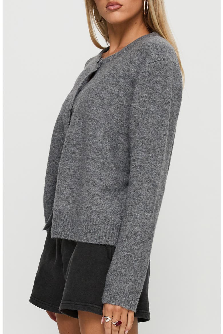 Better Than Fiction Cardigan, Alternate, color, GREY