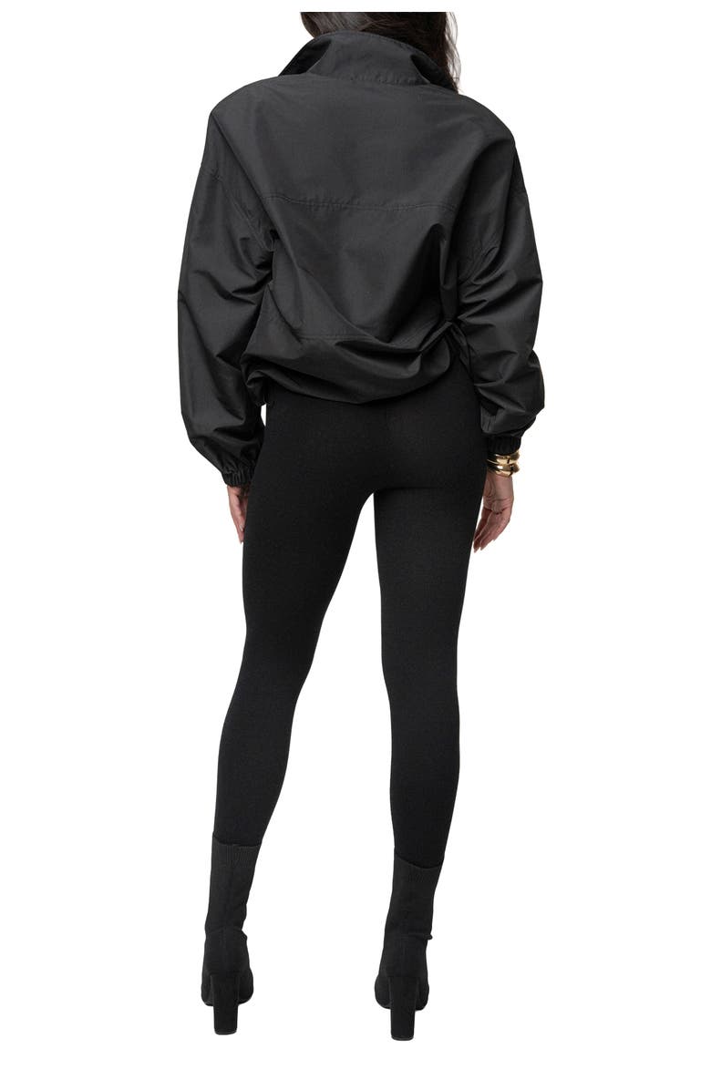 JLUXLABEL Oversized Funnel Jacket, Alternate, color, Black