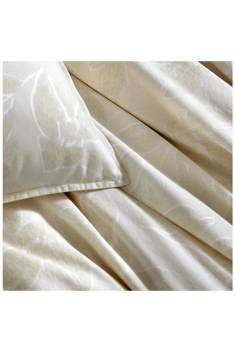 Yellow Leaves 200 Thread Count Cotton Duvet Cover & Shams Set, Alternate, color, LIGHT / MEDIUM YELLOW