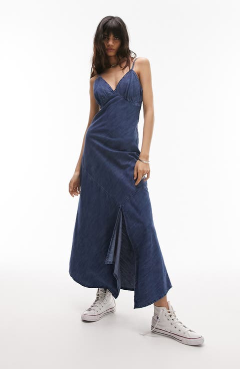 Denim Maxi Dress