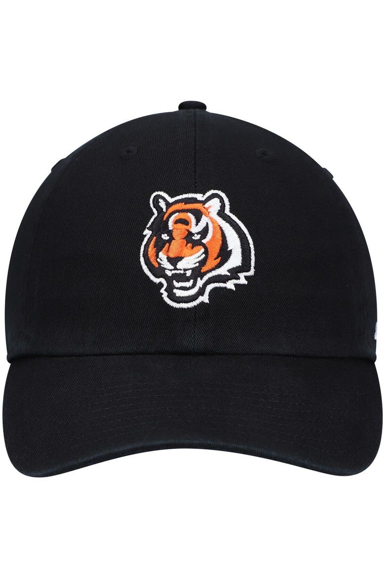 Men's '47 Black Cincinnati Bengals Clean Up Alternate Adjustable Hat, Alternate, color, Black