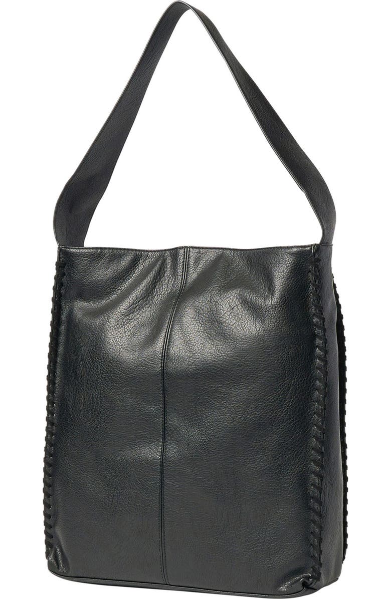 Urban Originals Knowing Vegan Leather Shoulder Bag, Alternate, color, Black
