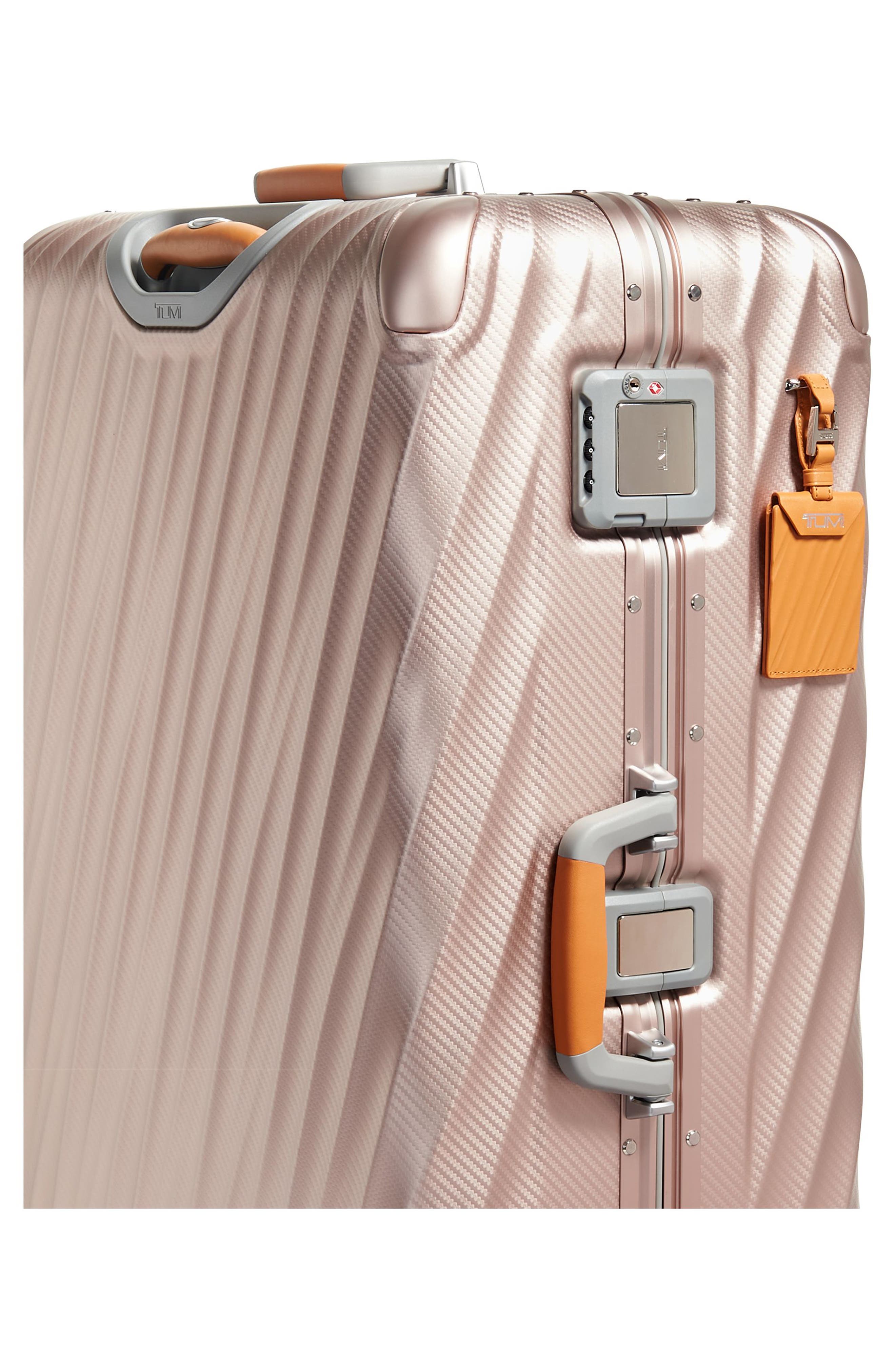 TUMI 19 Degree Aluminum 31-Inch Extended Trip Expandable Spinner Packing Case, Alternate, color, Texture Blush