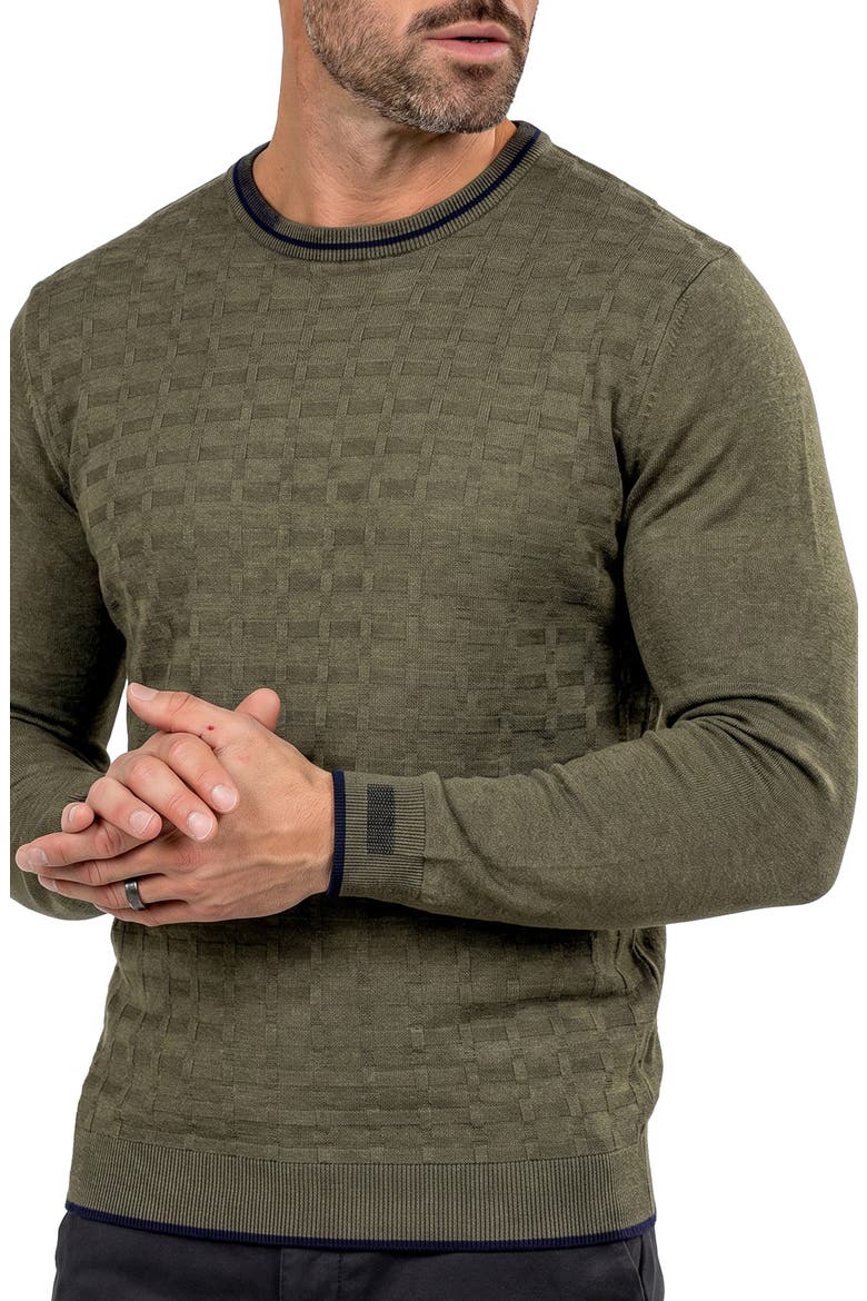 Crewneck Sweater, Alternate, color, GREEN