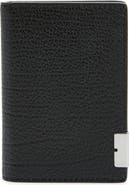 Burberry B Cut Leather Bifold Card Holder