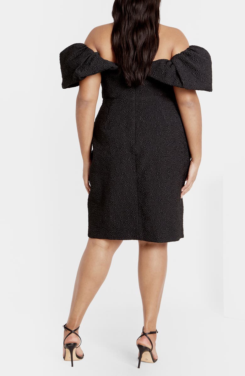 City Chic Jez Off the Shoulder Minidress, Alternate, color, 