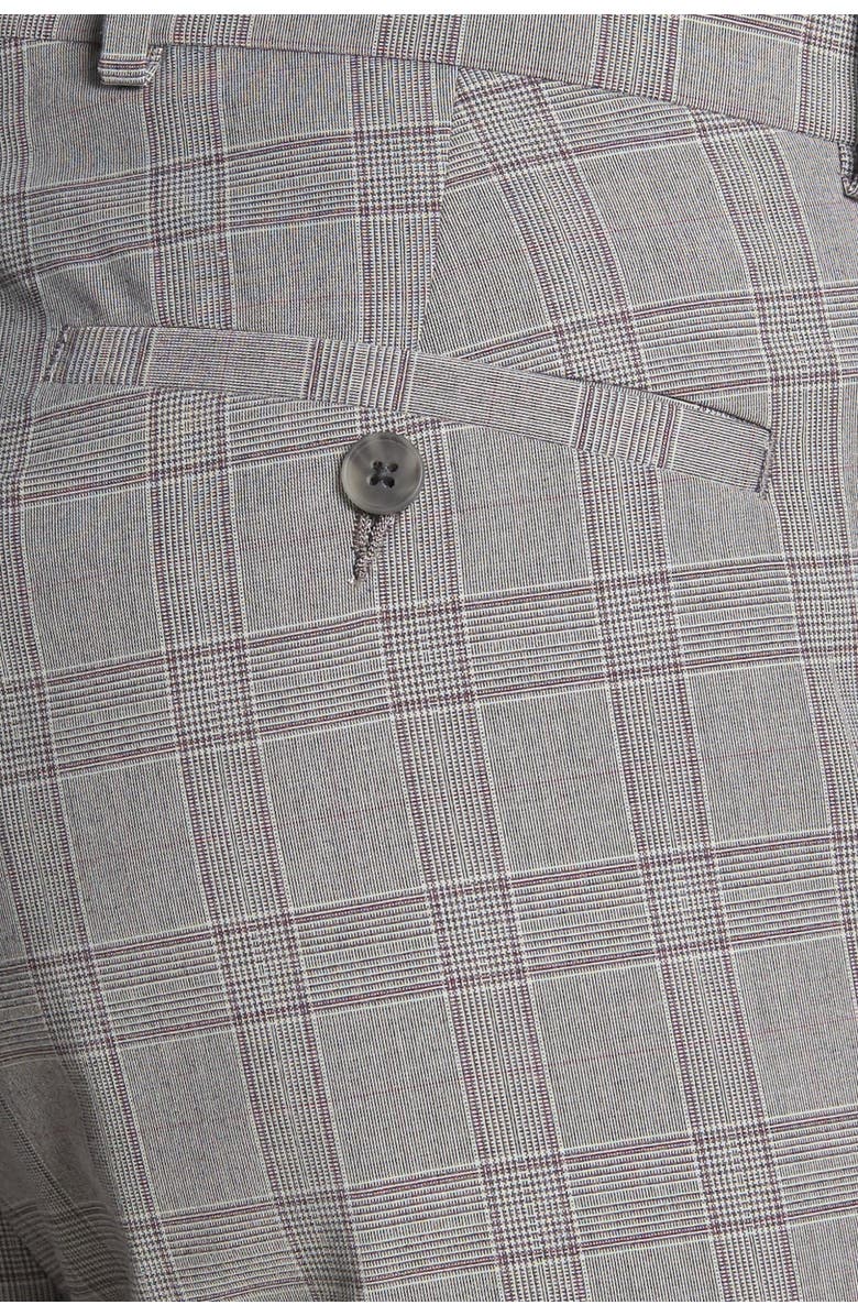 Kenneth Cole Reaction Windowpane Two Button Notch Lapel Slim Fit Suit, Alternate, color,