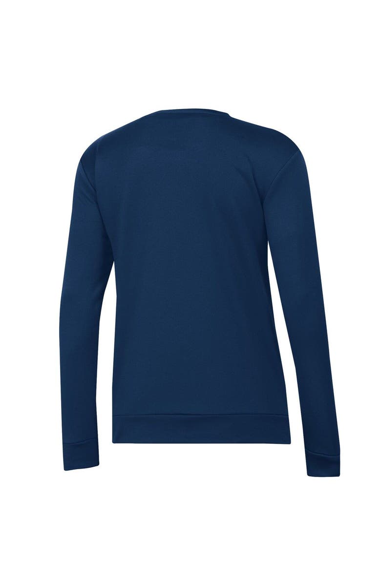 Under Armour Women's Under Armour Navy/ Notre Dame Fighting Irish Colorblock Pullover Sweatshirt, Alternate, color, 