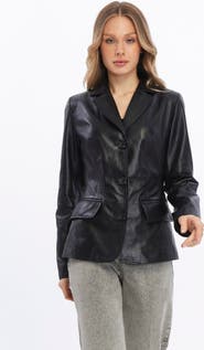 FURNIQ UK Esther Leather Jacket