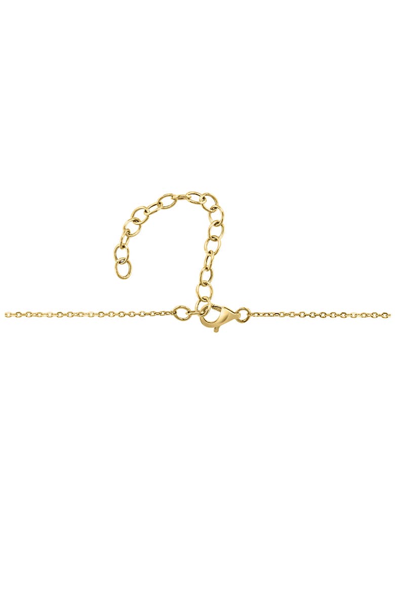 Pavé Diamond Heart Pendant Necklace, Alternate, color, GOLD
