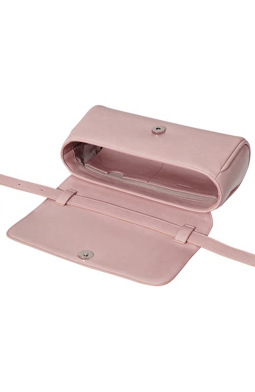 Stand Oil Classic Faux Leather Shoulder Bag In Pink