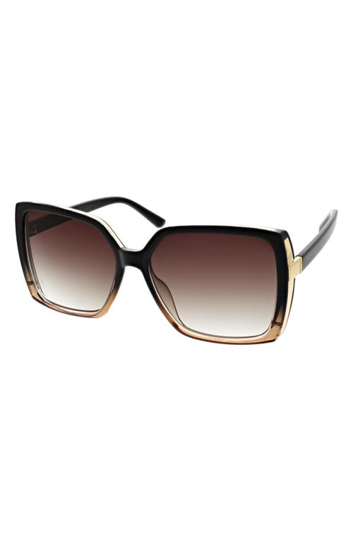 Bcbg 60mm Glam Square Sunglasses In Black