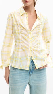 Desigual Plaid Woven Shirt