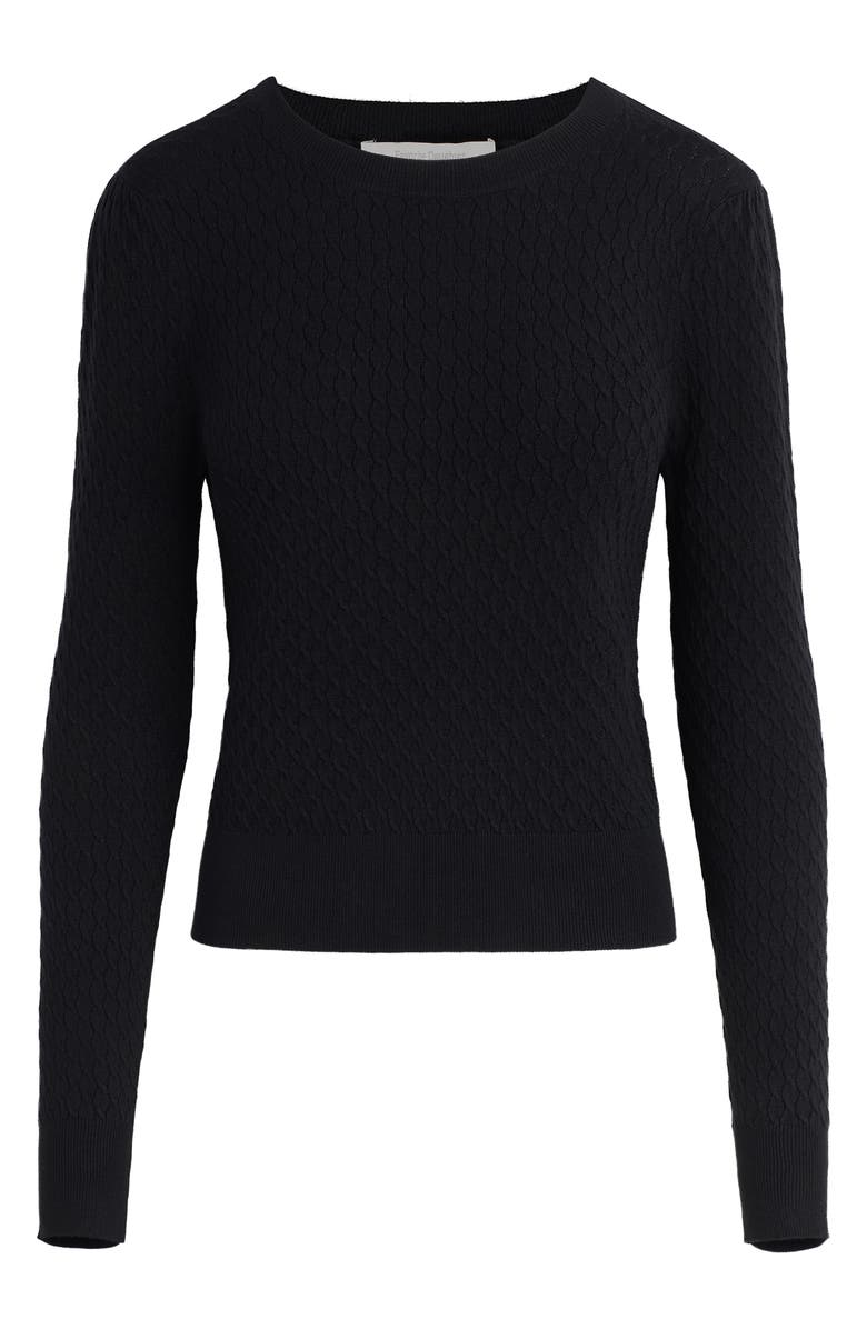 Favorite Daughter The Career Girl Textured Crewneck Sweater, Alternate, color, 