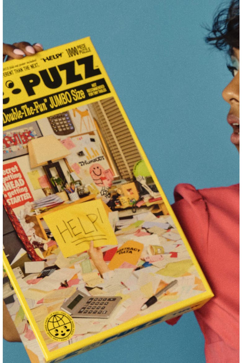 HELP 1000-piece Jigsaw Puzzle, Alternate, color, Yellow
