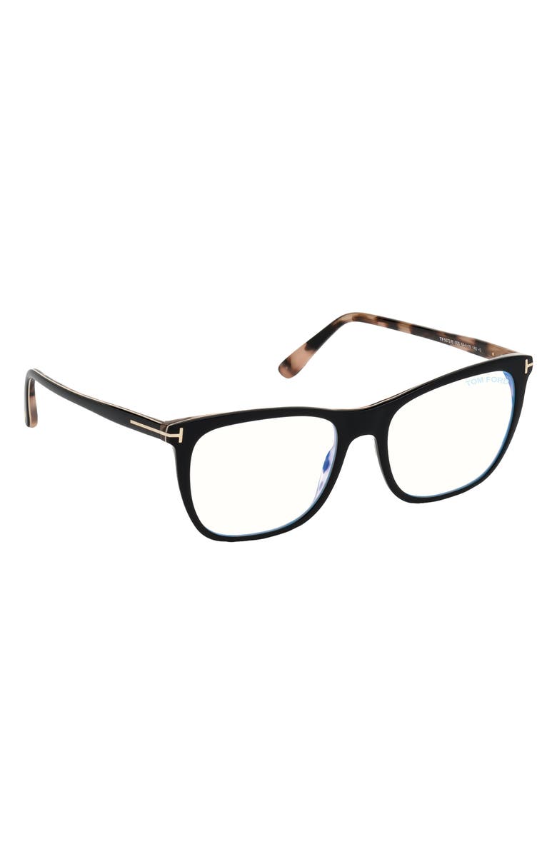TOM FORD 54mm Blue Light Blocking Glasses, Alternate, color, 