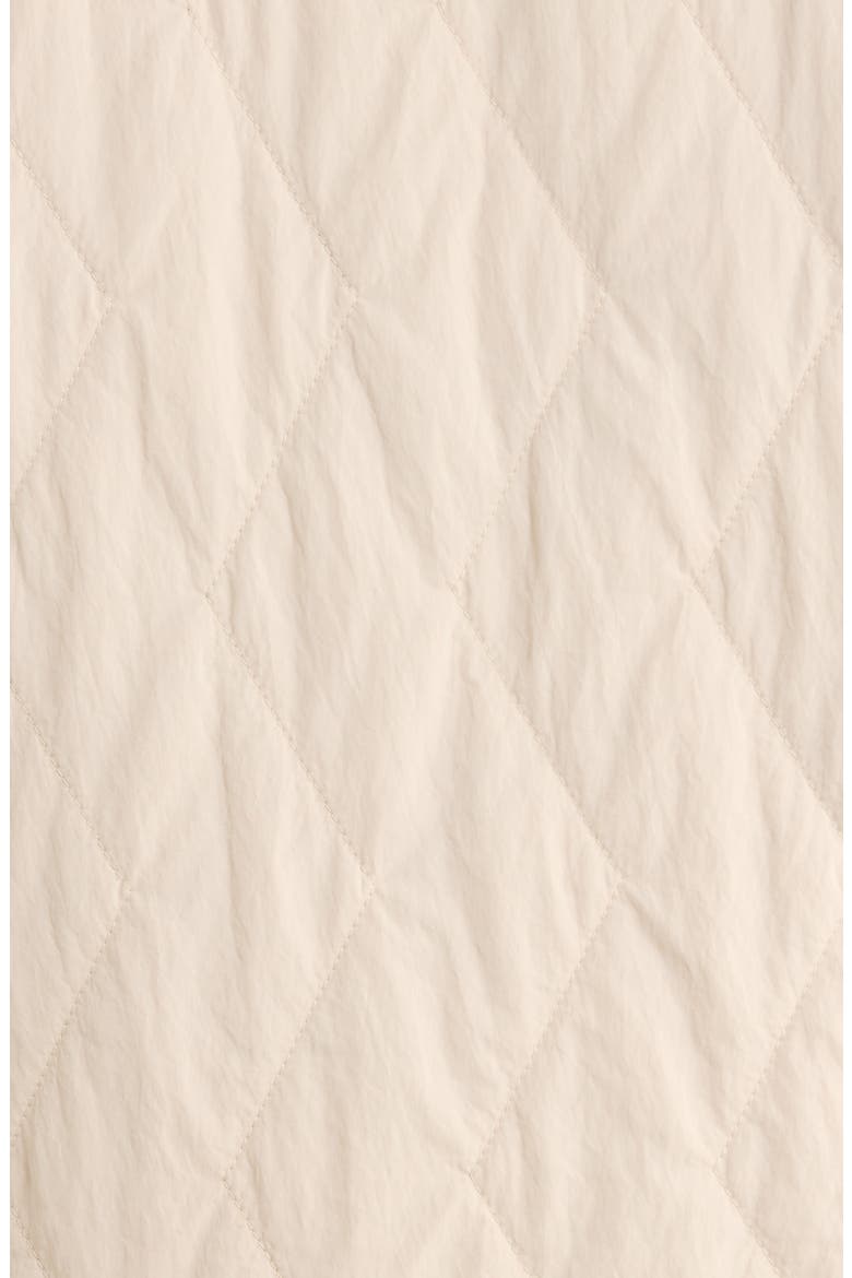 Encinitas Water Repellent Quilted Field Coat, Alternate, color, ALMOND