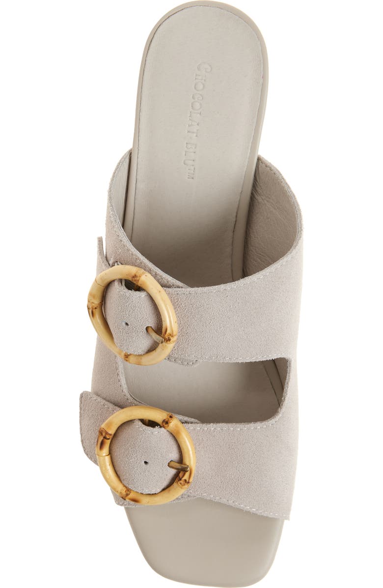 Chocolat Blu Eliza Sandal, Alternate, color, Cloud Suede