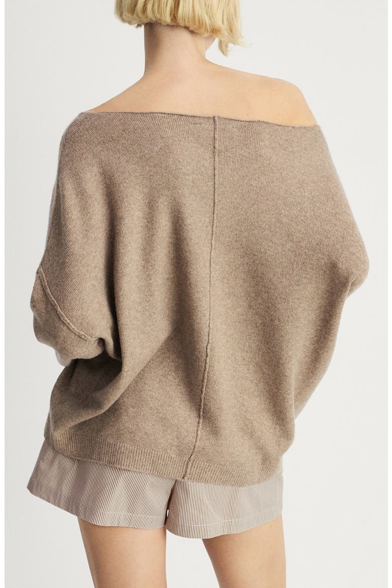 Boat Neck Sweater, Alternate, color, TOBACCO BROWN