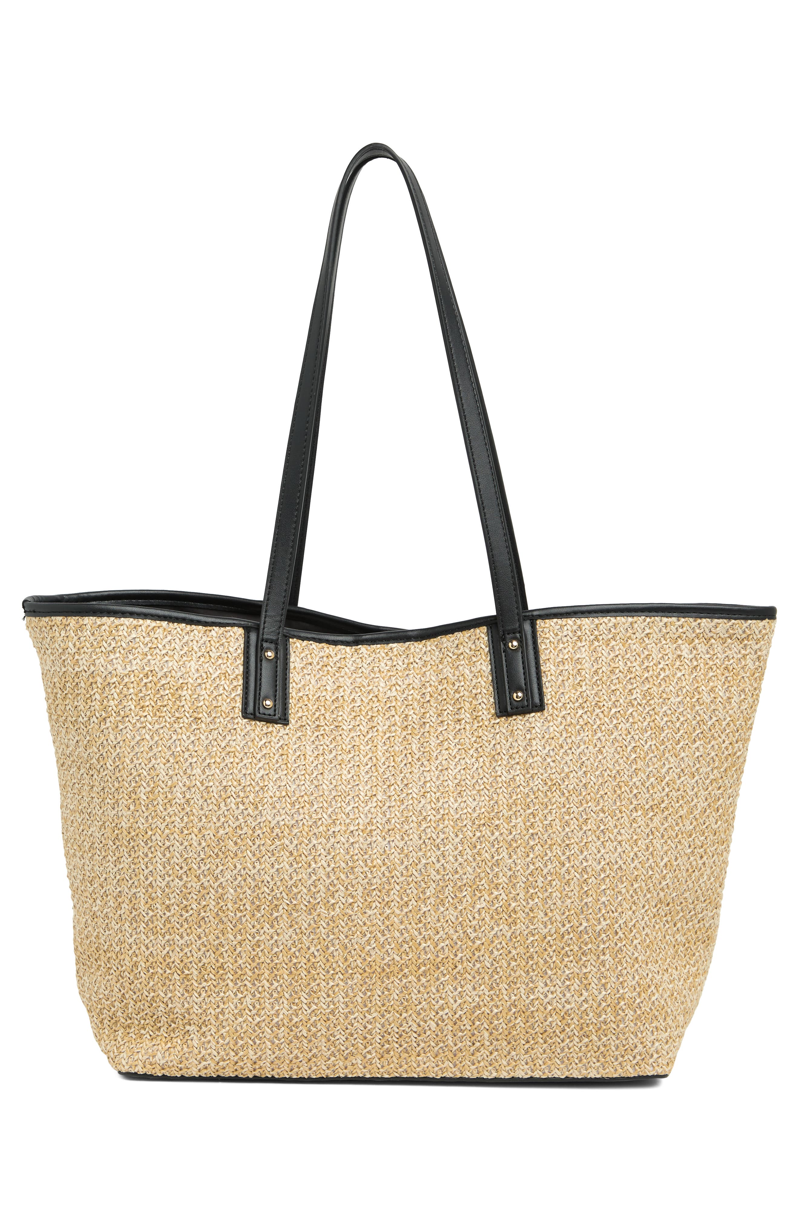 Steve Madden Brosey Tote Bag & Pouch, Alternate, color, 