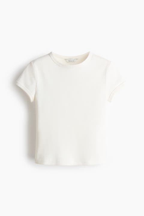 Ribbed T-shirt