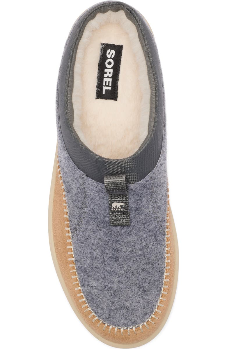 SOREL Byways<sup>™</sup> Faux Fur Lined Mule Slipper, Alternate, color, Quarry/ Tawny Buff