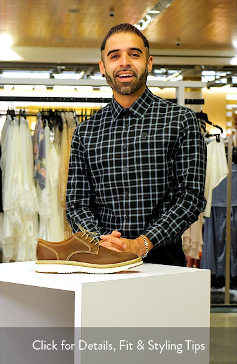 Upton Perforated Plain Toe Derby, sales video thumbnail