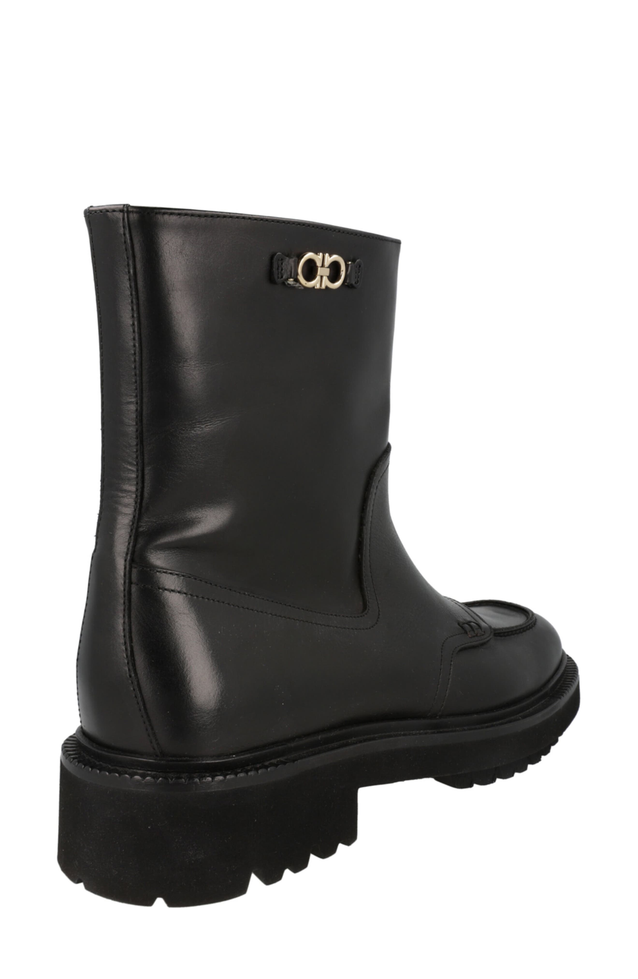 FERRAGAMO Oreste Leather Bootie, Alternate, color, 