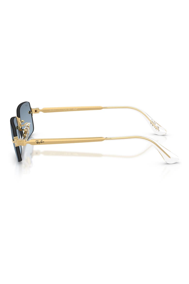 54mm x A$AP Rocky Gradient Rectangular Sunglasses, Alternate, color, ARISTA / BLUE DARK GREY