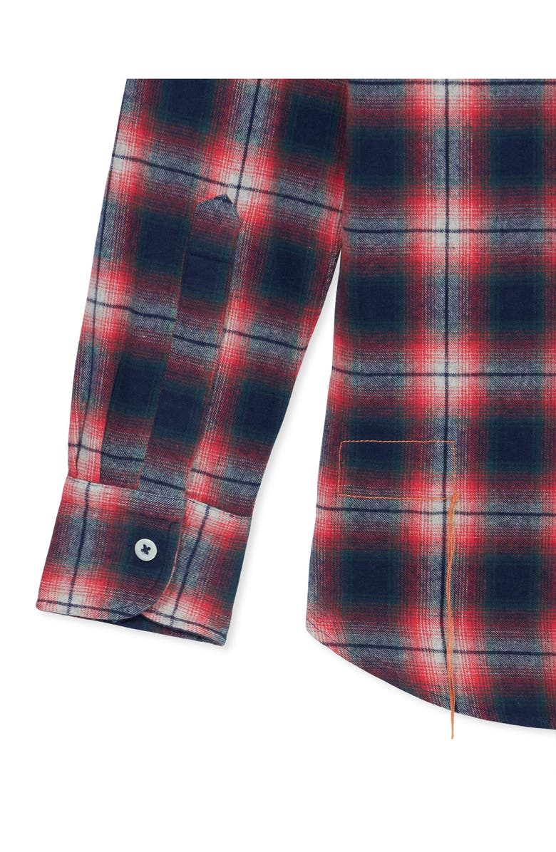Fortela Check Flannel Shirt, Alternate, color, Red