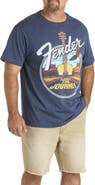 True Nation by DXL Big & Tall Fender The Journey Graphic Tee