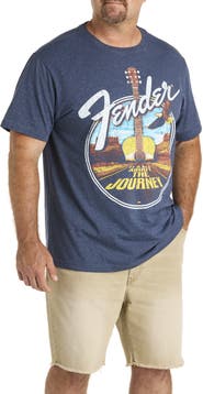 True Nation by DXL Big & Tall Fender The Journey Graphic Tee