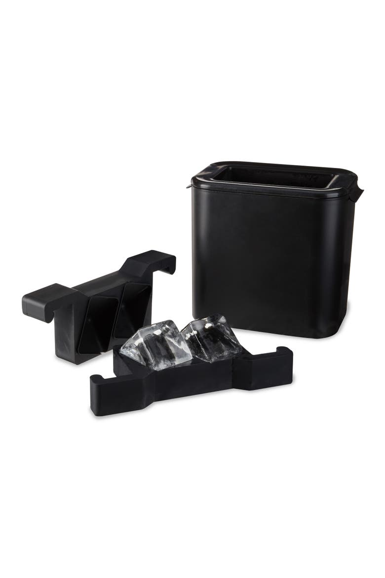 Glacier Rocks Clear Ice Maker, Main, color, Black