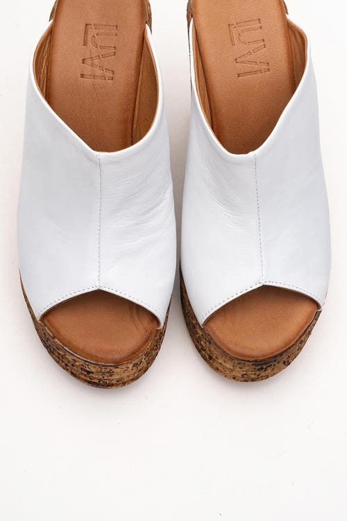 Forever & Always Shoes Nelly Leather Platform Sandal In Brown