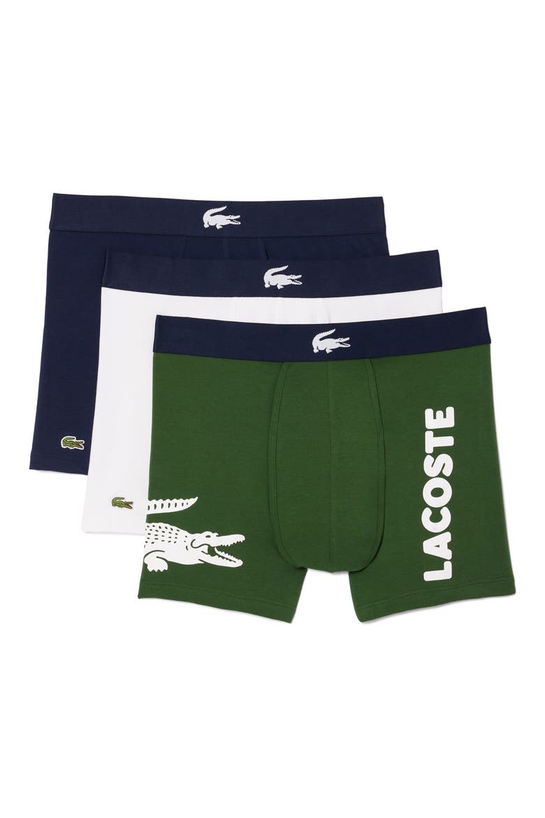 Iconic 3-Pack Boxer Briefs, Main, color, THYME/ NAVY BLUE-WHITE