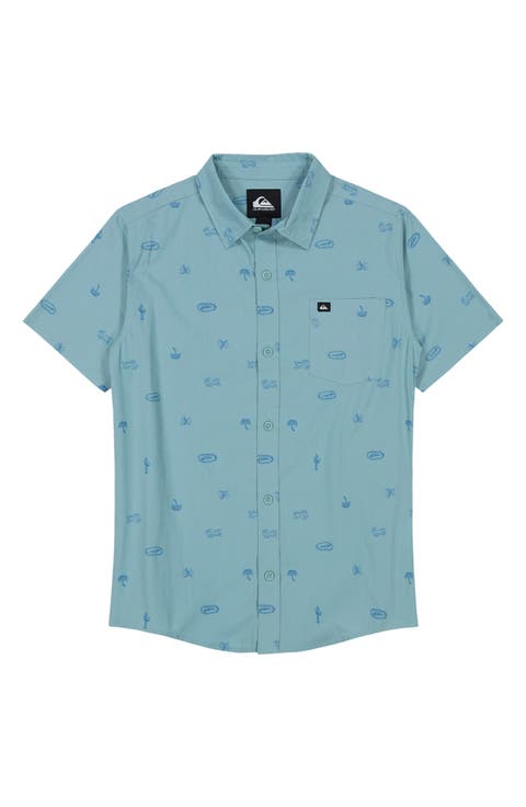 Kids' Apero Classics Short Sleeve Button-Up Shirt (Little Kid)