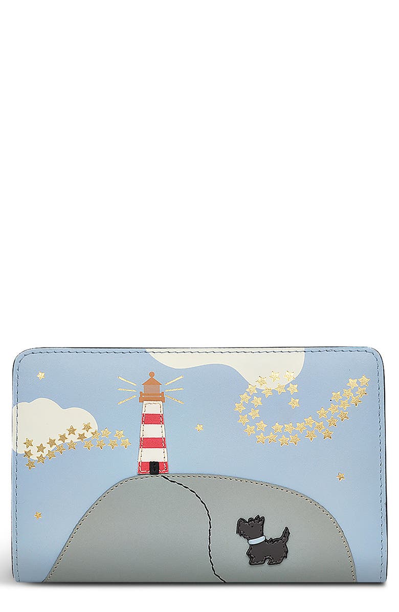 Radley Lighthouse Bifold Wallet, Main, color, Smoke Blue