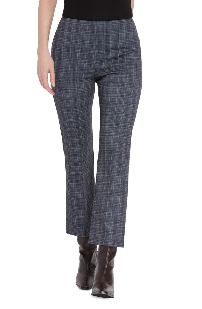Lysse Elysse Plaid High Waist Ankle Pants, Main, color, Wall Street Plaid
