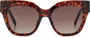 Fossil 51mm Gradient Cat Eye Sunglasses