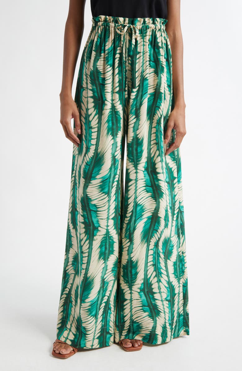 Ulla Johnson Sawyer Print Wide Leg Pants, Main, color, 
