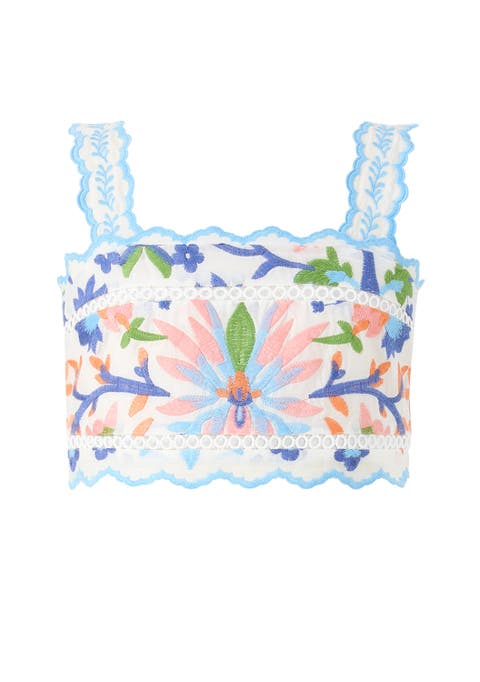 Sarah Embroidered Top (Toddler, Little Kid & Big Kid)