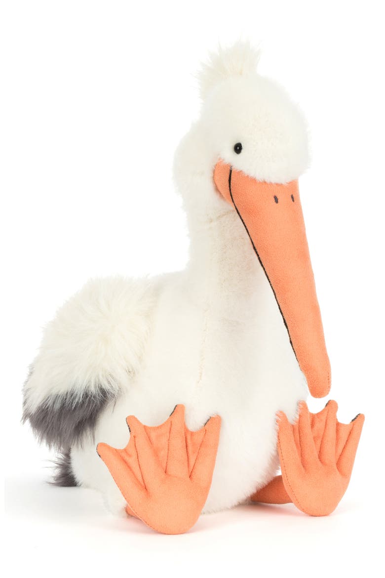 Keli Pelican Large Plushie, Main, color, WHITE MULTI