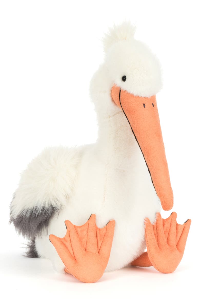 Jellycat Keli Pelican Large Plushie, Main, color, White Multi
