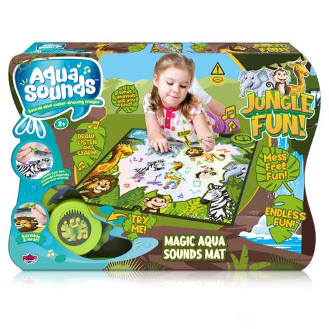 Aqua Sounds Magic Mat Jungle Adventure Water Drawing,Ages 2+