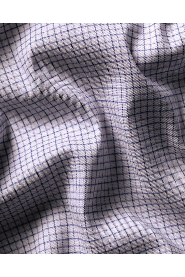 Non-iron Performance Check Slim Fit Shirt, Alternate, color, Lilac Purple