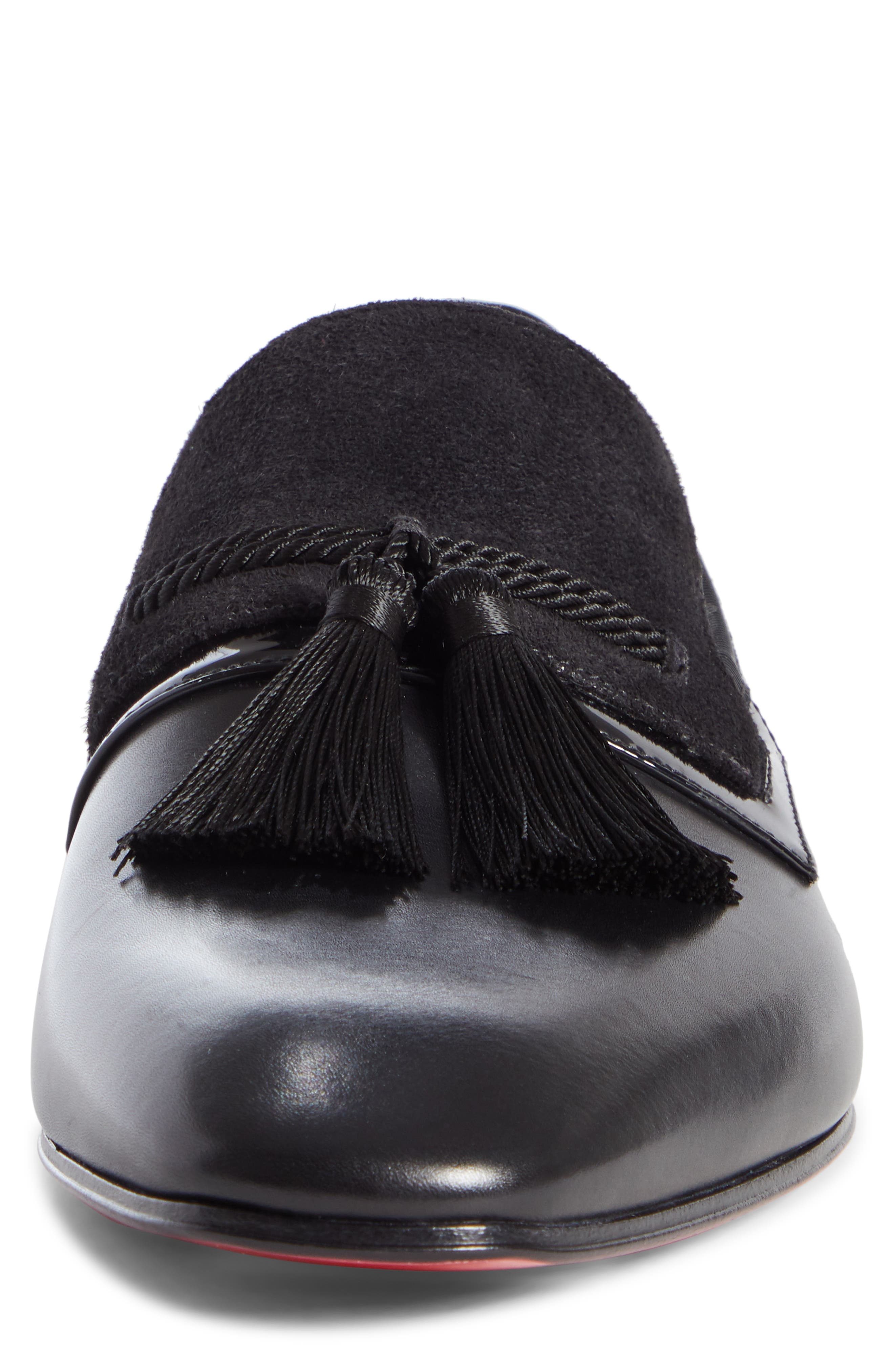 Christian Louboutin Doc Sofa Tassel Loafer, Alternate, color, 