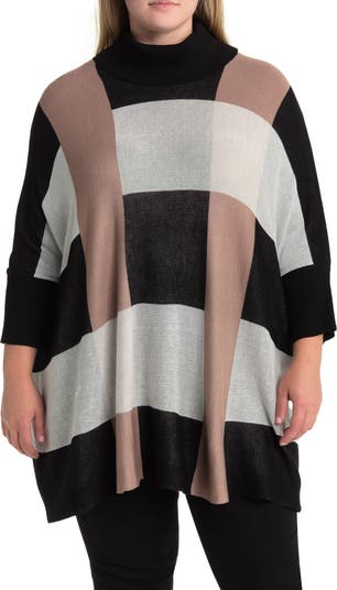 Single Thread Turtleneck Colorblock Jacquard Tunic | Nordstromrack